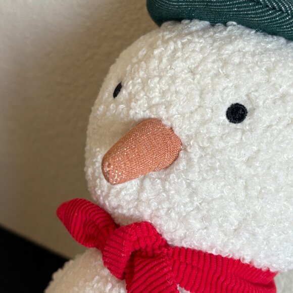 Cloud Island Snowman Plush 11 Inch Red Scarf Green Hat Curly Stuffed Target 2024 - Picture 8 of 16